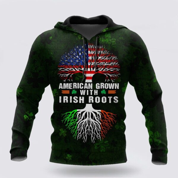 Irish St Patricks Day Print 3D Hoodie, St Patricks Day Shirts