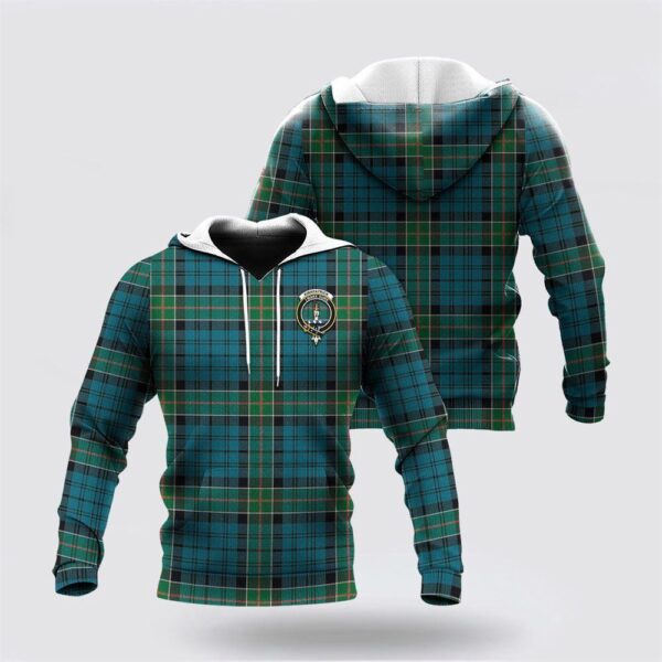 Kirkpatrick Family Crest Hoodie, Tartan Pullover Hoodie For Men And Women, St Patricks Day Shirts