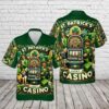 Lucky Casino St Patrick’s Day Hawaiian Shirt, Shamrock Hawaiian Shirt