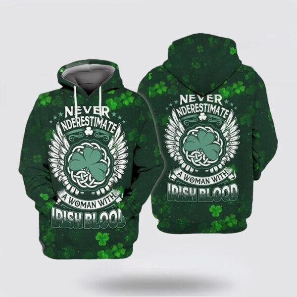 Patrick’s Day 3D All Over Print Hoodie, St Patricks Day Shirts