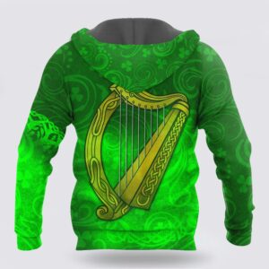 Premium Unisex Hoodie Irish St Patricks Celtic Cross And The Irish Harp St Patricks Day Shirts 2 vgv2n4.jpg