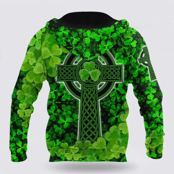 Premium Unisex Hoodie Irish St Patricks Celtic Knot And Celtic Cross, St Patricks Day Shirts