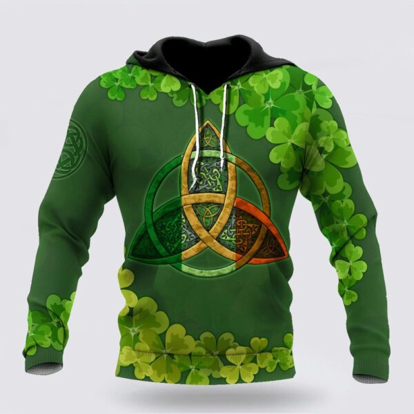 Premium Unisex Hoodie Irish St Patricks Celtic Knot, St Patricks Day Shirts