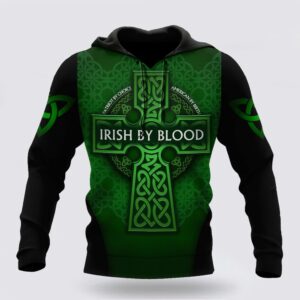 Premium Unisex Hoodie Irish St Patricks Day Irish By Blood St Patricks Day Shirts 1 arcqei.jpg