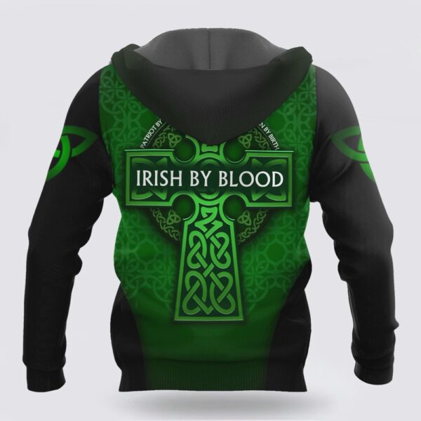 Premium Unisex Hoodie Irish St Patricks Day Irish By Blood, St Patricks Day Shirts