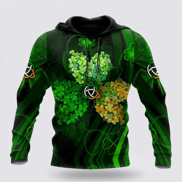 Premium Unisex Hoodie Irish St Patricks Shamrock, St Patricks Day Shirts