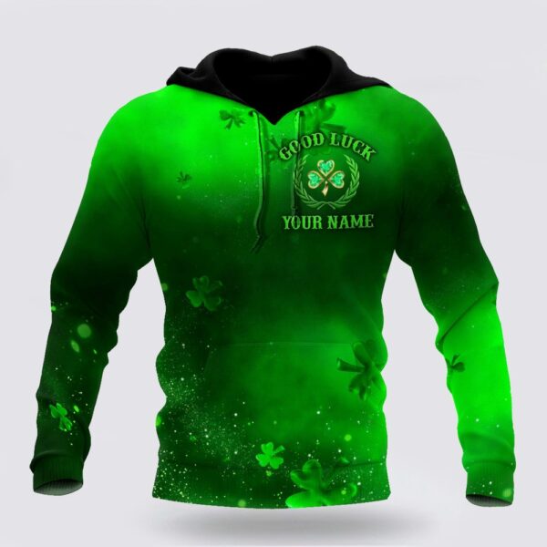 Premium Unisex Hoodie Personalize Irish St Patricks Good Luck, St Patricks Day Shirts