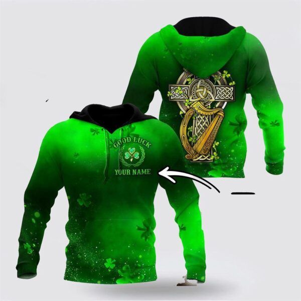 Premium Unisex Hoodie Personalize Irish St Patricks Good Luck, St Patricks Day Shirts