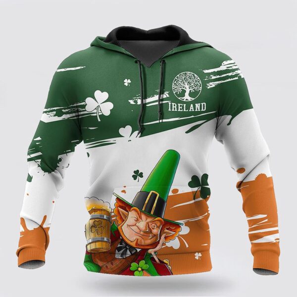 Saint Patricks Day Drinking Funny 3D All Over Print Hoodie, St Patricks Day Shirts