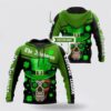 Skull Irish St Patrick Day Unisex Shirts Custom Name Hoodie 3D All Over Printed, St Patricks Day Shirts