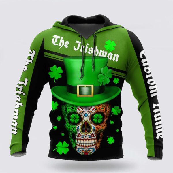 Skull Irish St Patrick Day Unisex Shirts Custom name, St Patricks Day Shirts