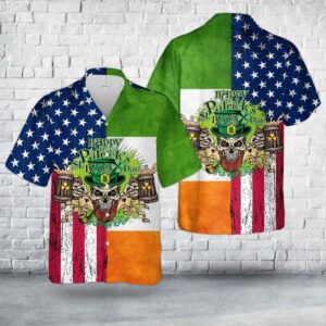 St. Patrick’s Day America Hawaiian Shirt,…