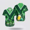 St. Patrick s Day Ireland Gnome Hawaiian Shirt Shamrock, St Patricks Day Shirts, Shamrock Hawaiian Shirt