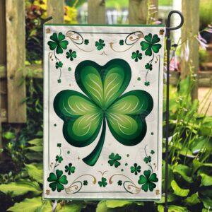 St Patrick Day Flag, Emerald Elegance…