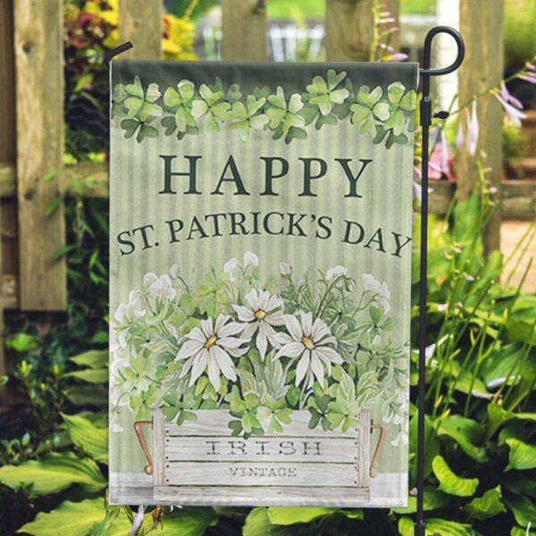 St Patrick Day Flag, Shades of Green Flag, St Patrick’s Flag, St Patrick’s Day Garden Flag