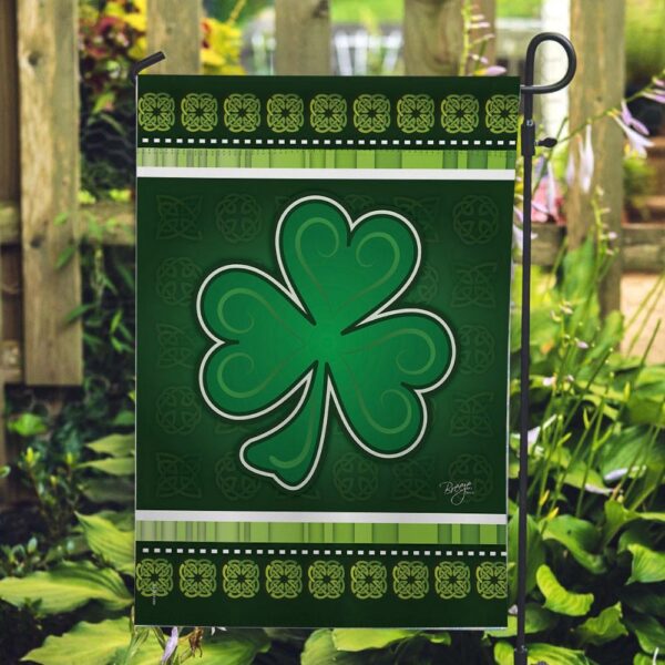St Patrick Day Flag, Shamrock House Flag, St Patrick’s Flag, St Patrick’s Day Garden Flag