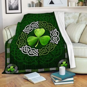 St Patrick’s Blanket, Irish Shamrock Viking…