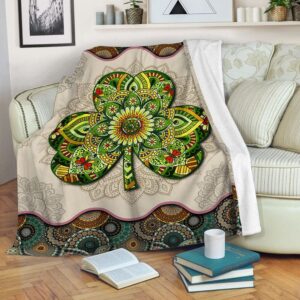 St Patrick’s Blanket, Irish Shamrock Vintage…
