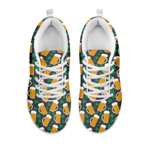 St Patrick s Day Shoes Clover And Beer St. Patrick s Day Print White Running Shoes St Patrick s Day Sneakers 2 gygi40.jpg
