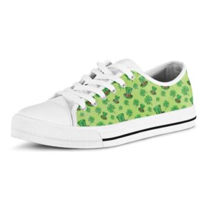 St Patrick s Day Shoes Clover And Hat St. Patrick s Day Print White Low Top Shoes St Patrick s Day Sneakers 2 ojyahr.jpg