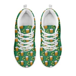 St Patrick s Day Shoes Cute Saint Patrick s Day Pattern Print White Running Shoes St Patrick s Day Sneakers 2 iensmo.jpg