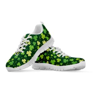 St Patrick s Day Shoes Green Clover Saint Patrick s Day Print White Running Shoes St Patrick s Day Sneakers 3 ptrhli.jpg