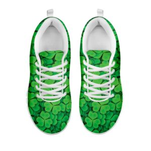 St Patrick s Day Shoes Green Clover St. Patrick s Day Print White Running Shoes St Patrick s Day Sneakers 2 z55eq9.jpg