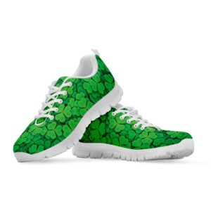 St Patrick s Day Shoes Green Clover St. Patrick s Day Print White Running Shoes St Patrick s Day Sneakers 3 qqee5r.jpg