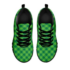 St Patrick s Day Shoes Green St. Patrick s Day Plaid Print Black Running Shoes St Patrick s Day Sneakers 2 ggf3zu.jpg
