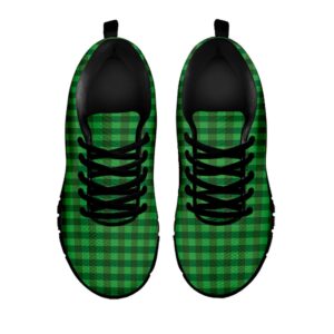 St Patrick s Day Shoes Green Tartan Saint Patrick s Day Print Black Running Shoes St Patrick s Day Sneakers 2 jwufxs.jpg