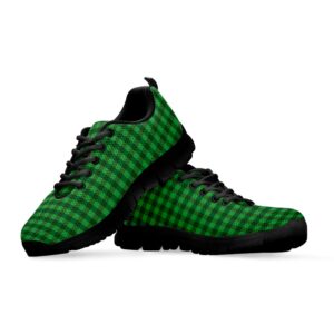 St Patrick s Day Shoes Green Tartan Saint Patrick s Day Print Black Running Shoes St Patrick s Day Sneakers 3 ufd8hx.jpg