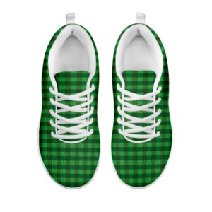 St Patrick s Day Shoes Green Tartan Saint Patrick s Day Print White Running Shoes St Patrick s Day Sneakers 2 ehvhhi.jpg