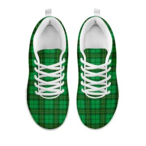 St Patrick s Day Shoes Green Tartan St. Patrick s Day Print White Running Shoes St Patrick s Day Sneakers 2 rxttyz.jpg