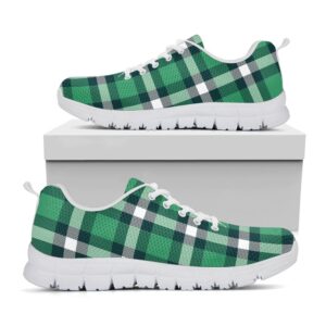 St Patrick s Day Shoes Irish St. Patrick s Day Plaid Print White Running Shoes St Patrick s Day Sneakers 1 owcwvo.jpg