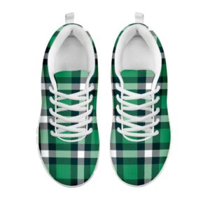 St Patrick s Day Shoes Irish St. Patrick s Day Plaid Print White Running Shoes St Patrick s Day Sneakers 2 fe1dom.jpg
