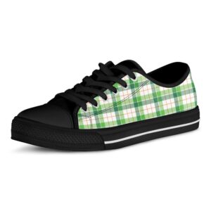 St Patrick s Day Shoes Irish St. Patrick s Day Tartan Print Black Low Top Shoes St Patrick s Day Sneakers 2 zlei70.jpg