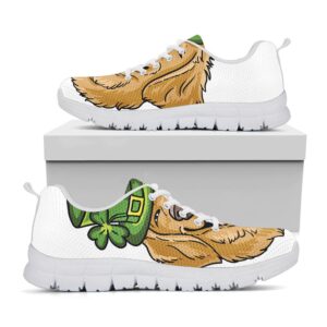 St Patrick s Day Shoes Patrick s Day Golden Retriever Print White Running Shoes St Patrick s Day Sneakers 1 mh5r6o.jpg