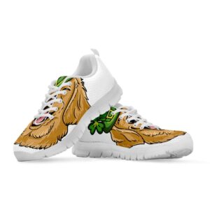 St Patrick s Day Shoes Patrick s Day Golden Retriever Print White Running Shoes St Patrick s Day Sneakers 3 orhcpg.jpg