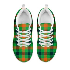 St Patrick s Day Shoes Saint Patrick s Day Buffalo Plaid Print White Running Shoes St Patrick s Day Sneakers 2 v9x7dx.jpg