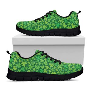 St Patrick s Day Shoes Shamrock Leaf St. Patrick s Day Print Black Running Shoes St Patrick s Day Sneakers 1 nlgtyw.jpg