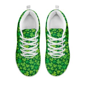St Patrick s Day Shoes Shamrock Leaf St. Patrick s Day Print White Running Shoes St Patrick s Day Sneakers 2 xfptb4.jpg