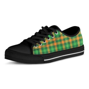 St Patrick s Day Shoes St. Patrick s Day Buffalo Check Print Black Low Top Shoes St Patrick s Day Sneakers 2 u9hnte.jpg