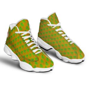 St Patrick s Day Shoes St. Patrick s Day Cute Clover Print White Basketball Shoes St Patrick s Day Sneakers 2 tcbnnl.jpg
