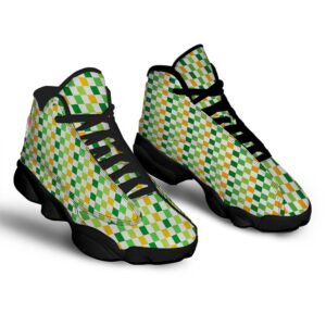 St Patrick s Day Shoes St. Patrick s Day Irish Checkered Print Black Basketball Shoes St Patrick s Day Sneakers 2 it0kr4.jpg
