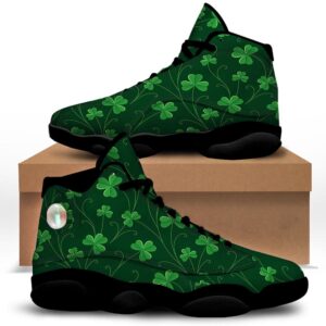 St Patrick s Day Shoes St. Patrick s Day Irish Leaf Print Black Basketball Shoes St Patrick s Day Sneakers 1 vgndvv.jpg