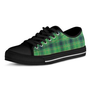 St Patrick s Day Shoes St. Patrick s Day Scottish Plaid Print Black Low Top Shoes St Patrick s Day Sneakers 2 wt0zna.jpg