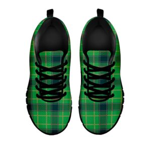 St Patrick s Day Shoes St. Patrick s Day Scottish Plaid Print Black Running Shoes St Patrick s Day Sneakers 2 vbbmcv.jpg