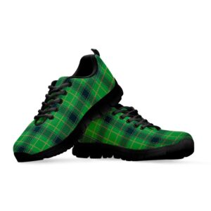 St Patrick s Day Shoes St. Patrick s Day Scottish Plaid Print Black Running Shoes St Patrick s Day Sneakers 3 fjqogn.jpg