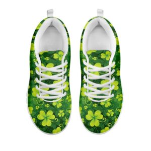 St Patrick s Day Shoes St. Patrick s Day Shamrock Pattern Print White Running Shoes St Patrick s Day Sneakers 2 bzydtn.jpg