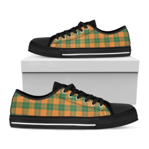 St Patrick s Day Shoes St. Patrick s Day Stewart Plaid Print Black Low Top Shoes St Patrick s Day Sneakers 1 lm8ks2.jpg